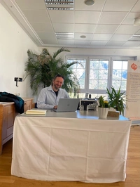 Markus an der Technik